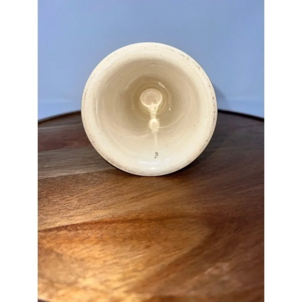 Vintage Innsbruck Ceramic Goblet Souvenir Wine‎ Cup with Grape Vine Motif
